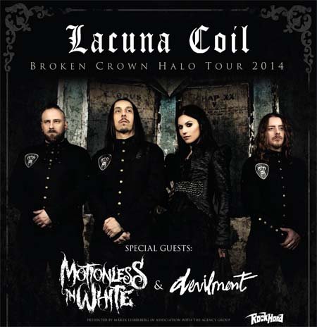 Rockinconcerts: Lacuna Coil /w Motionless In White & Devilment